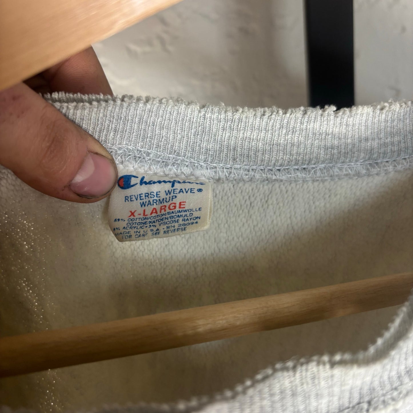 Madison Wisconsin University Champion Reverse Weave 90s XL