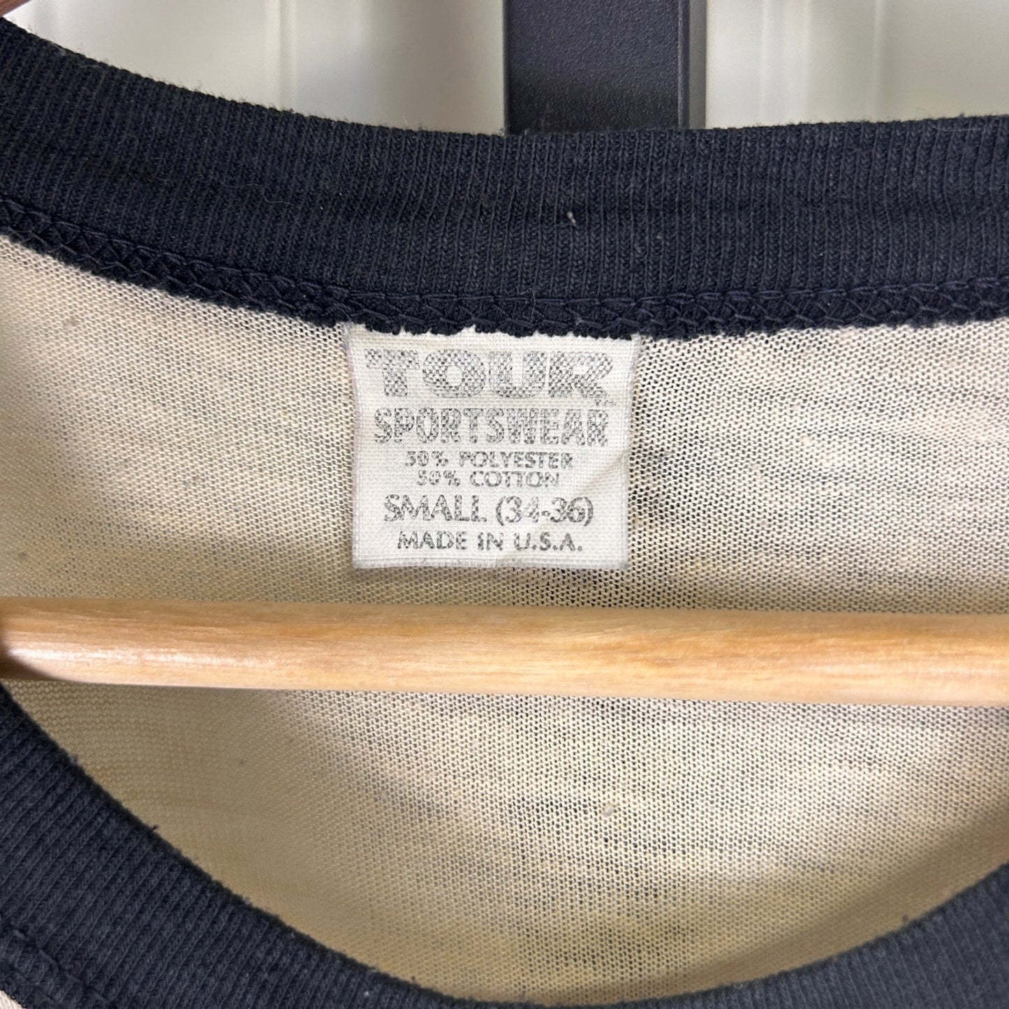 Journey Chicago 1983 Frontiers Concert World Tour Small Sportswear Raglan Shirt