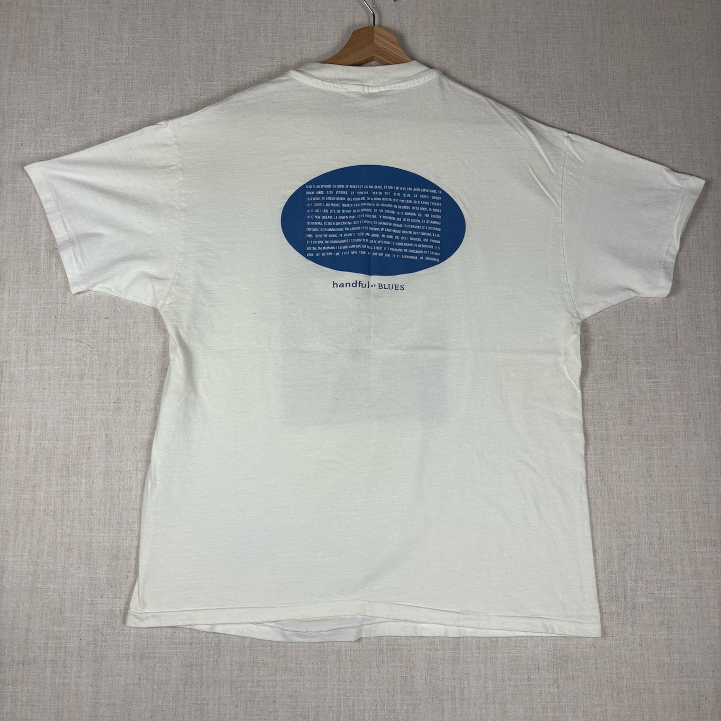 Vintage Robben Ford And The Blue Line Tour Jazz Blues XL Shirt