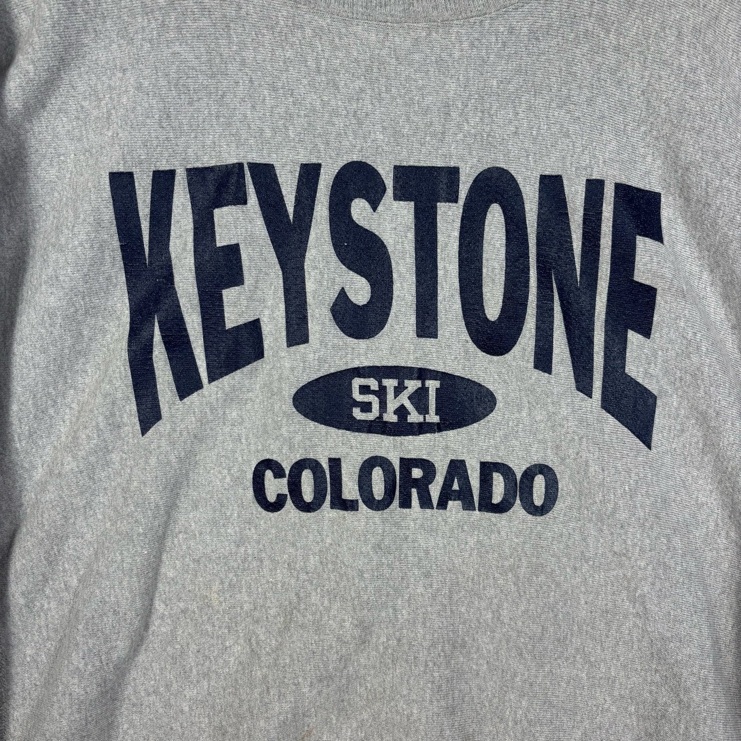 Champion Reverse Weave 90s Grey Keystone Ski Colorado XL