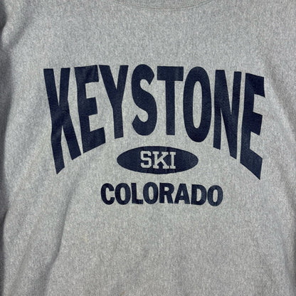 Champion Reverse Weave 90s Grey Keystone Ski Colorado XL