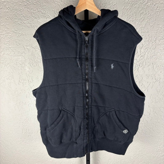Polo Ralph Lauren Thermal Lined FZ Vest Hoodie XL Quilted Zip Up