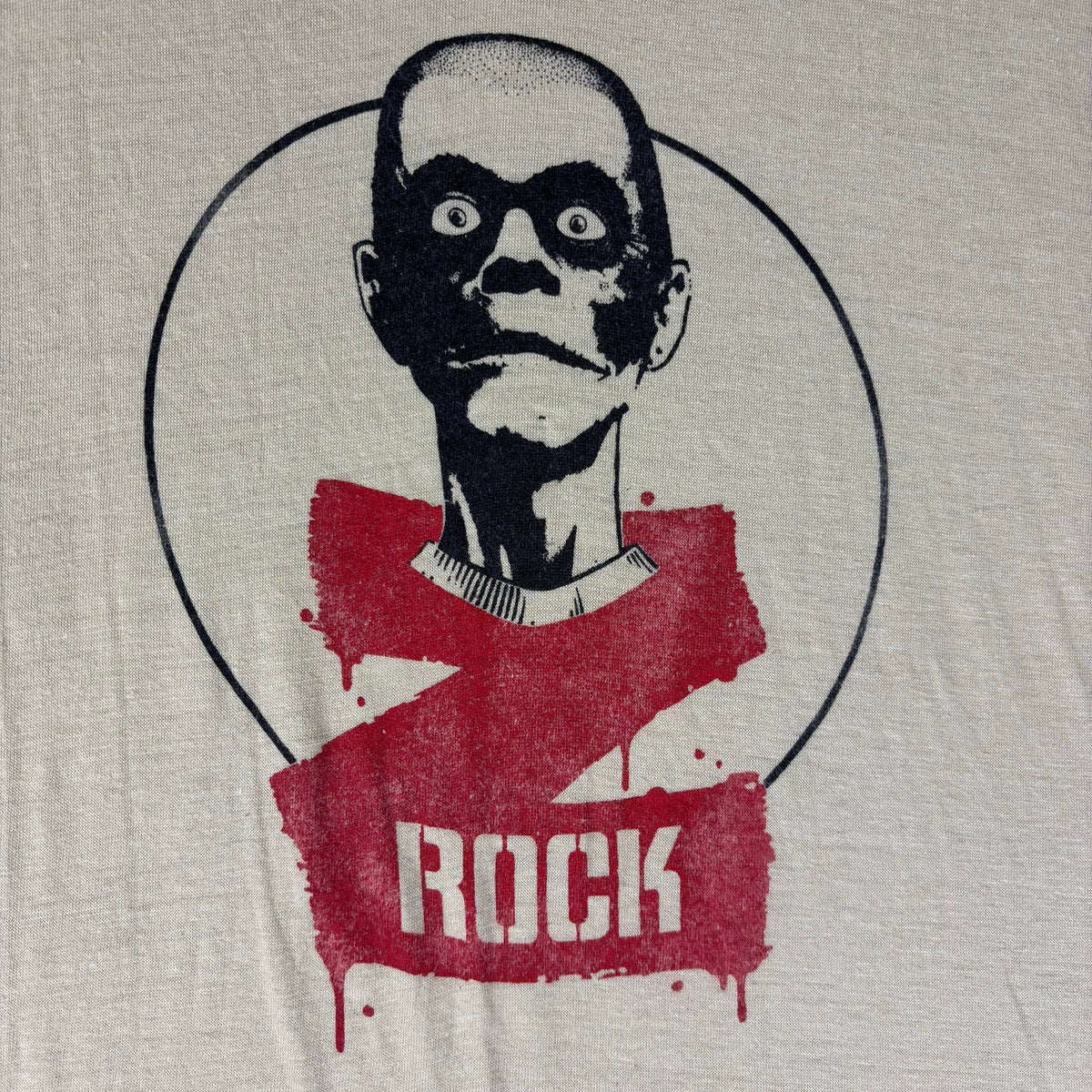 Vintage 80s Z Rock Hard Rock Metal Radio Station Zombie Shirt XL