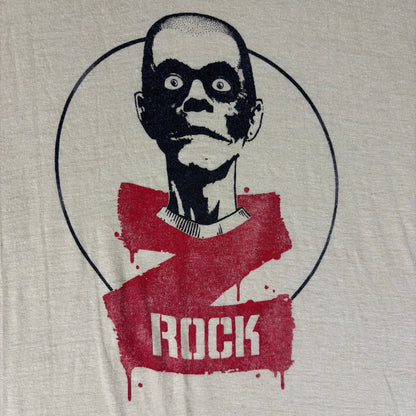 Vintage 80s Z Rock Hard Rock Metal Radio Station Zombie Shirt XL