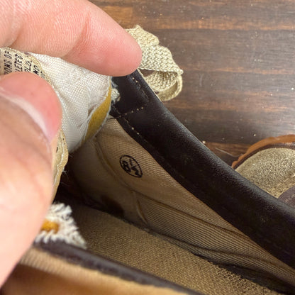 1980s Nike Oceania Trainers Made in Korea Dark Brown Mens 8.5