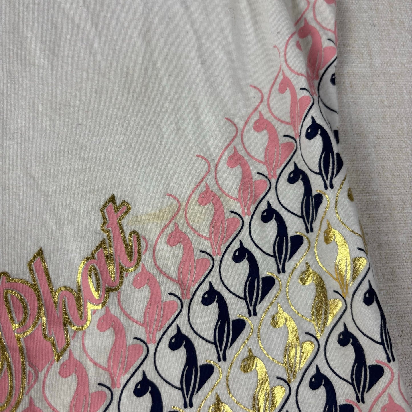 Baby Phat Y2K Cat Logo Sleeveless Back Lace XL Top
