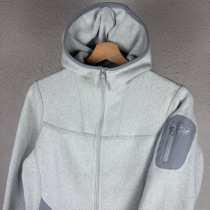 Arc’ Teryx Knit Sport Hiking Womens Medium Hoodie Zip Up Sweater