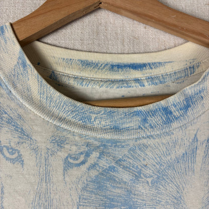 Vintage Native American AOP Fighting On Horseback XXL Shirt