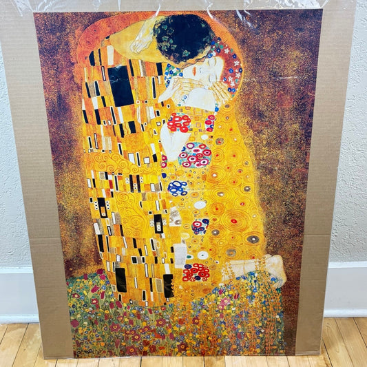 Gustav Kilmt The Kiss Painting Art Poster 24" x 36"