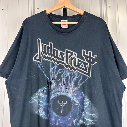 Judas Priest Crazy Distressed 2004 United USA XXL Tour Tee