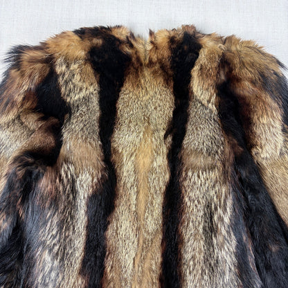 Vintage Raccoon Real Fur Beautiful Handmade Small Jacket