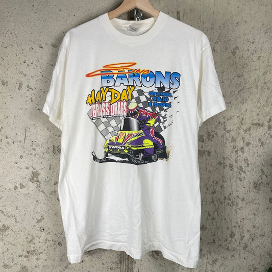 Sno Barons 1995 Hay Day Grass Drags World Championship Large Shirt