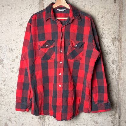 Five Brother Vintage 80s XL Made in USA Heavyweight Cotton Tallman Flannel