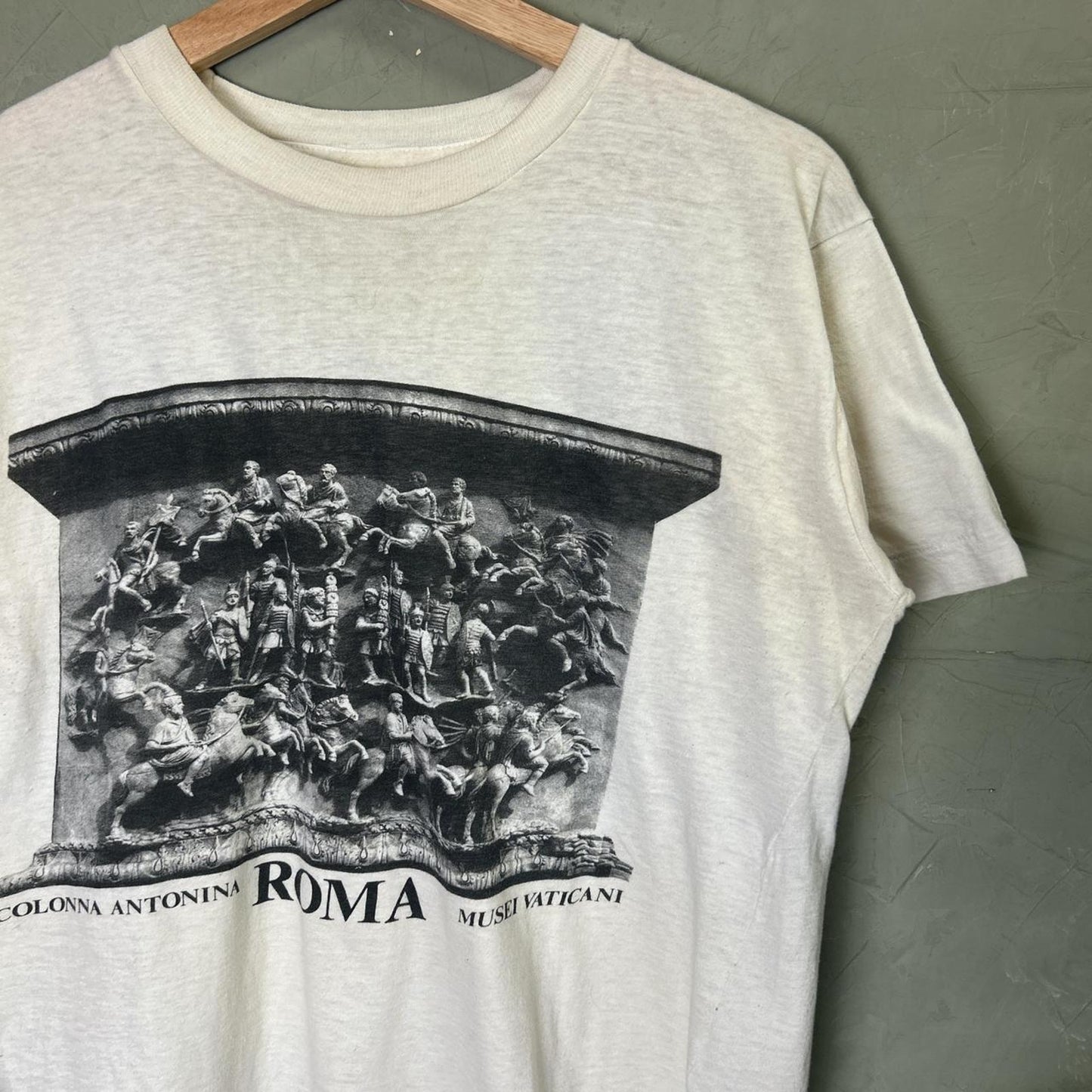 Vintage Roma Italy Souvenir Musei Vaticani Single Stitch Large 90’s Shirt