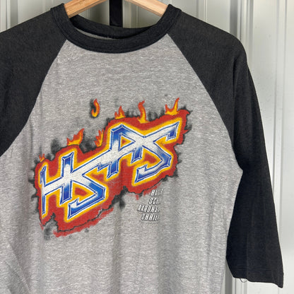 RARE 1983 HSAS Hagar Schon Aaronson Shrieve World Premiere Medium Raglan Shirt