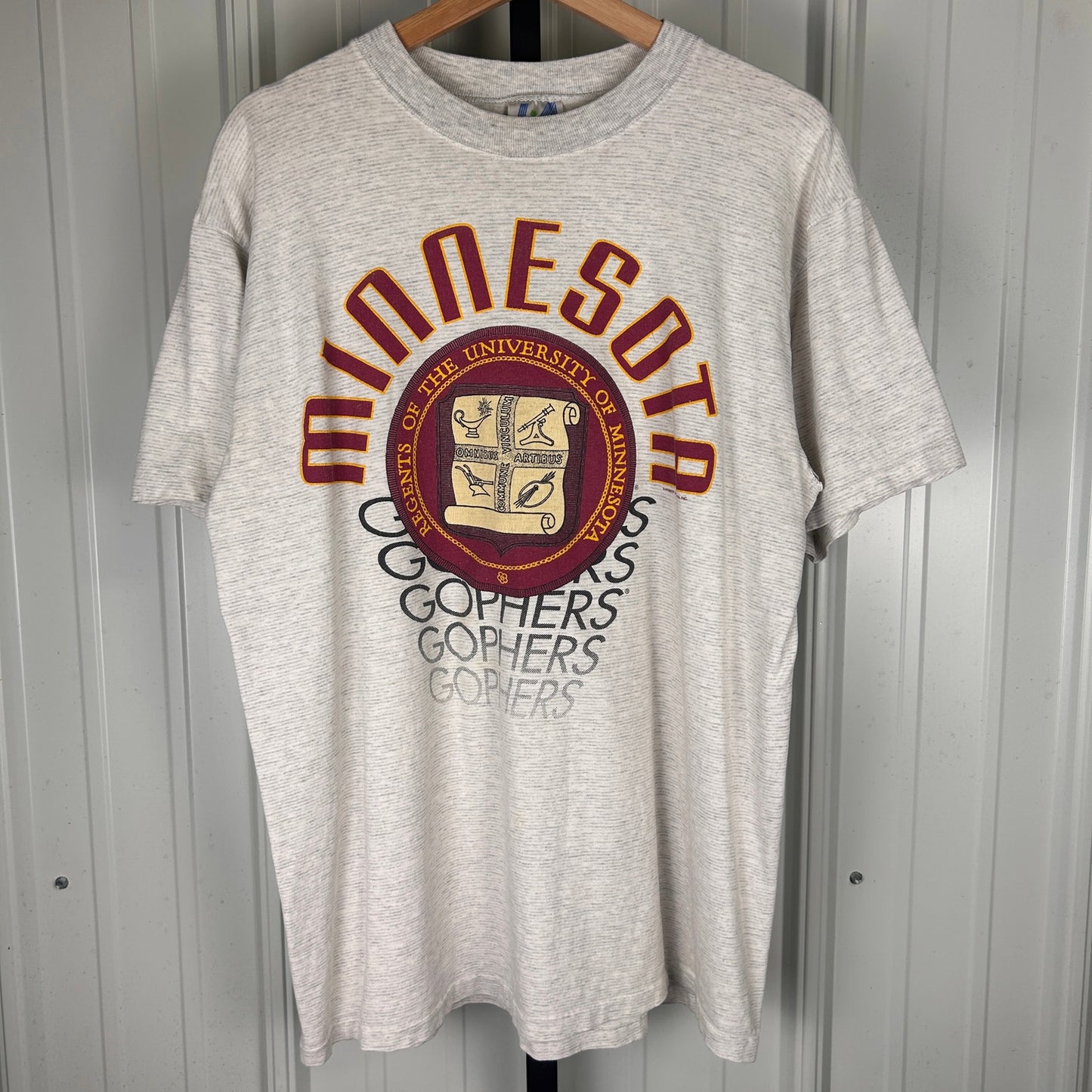 University Of Minnesota Gophers 90s XL Vintage Spell out Tee