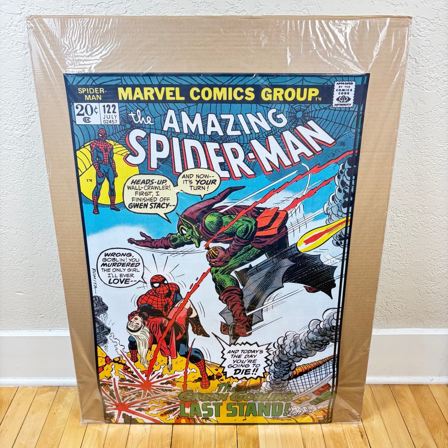 The Amazing Spider-Man Vs. Green Goblin Comic Book Poster 24" x 36"