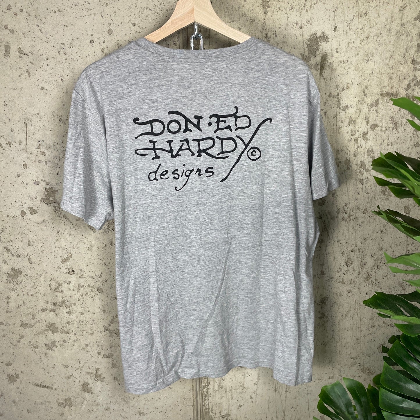 Ed Hardy Tattoo Bird Skull Traditional Shirt Boxy L Y2K Don