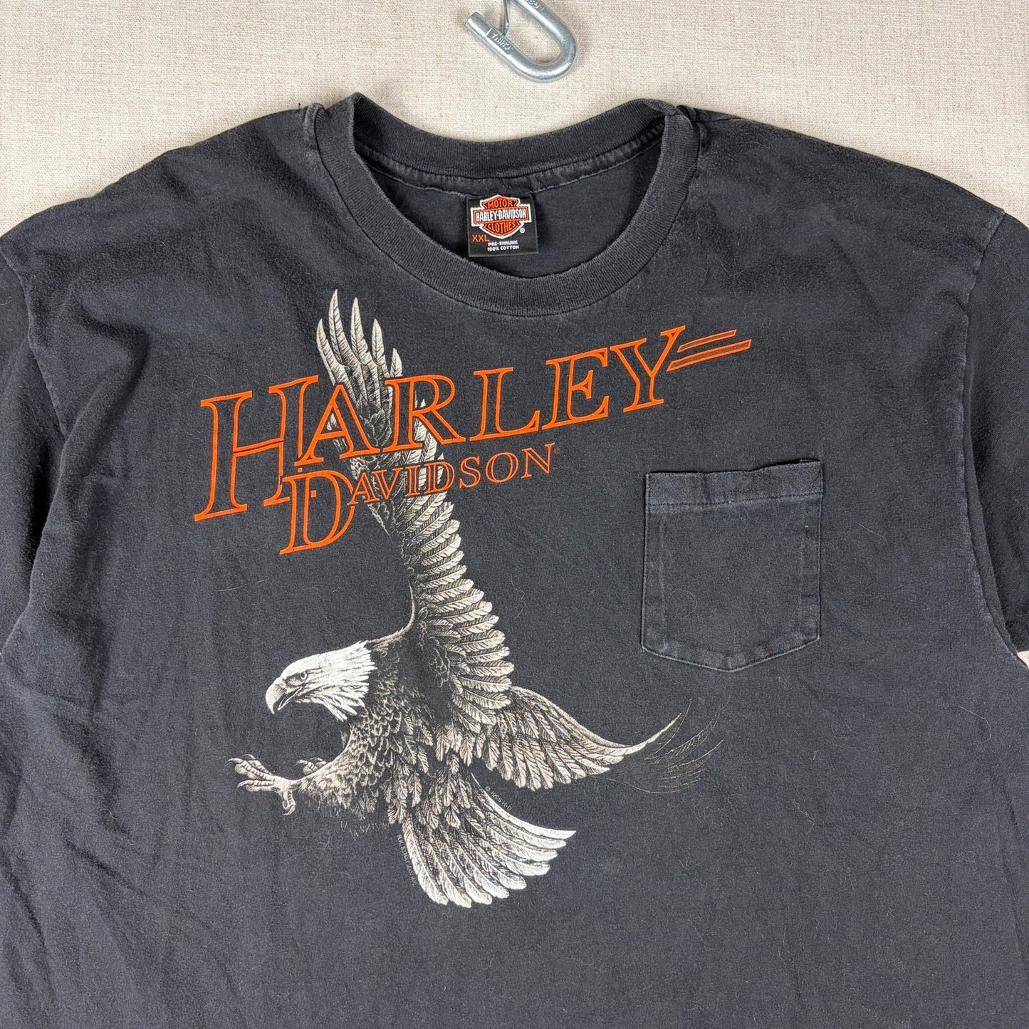 Vintage Harley Davidson Soaring Eagle 1996 XXL Pocket Tee