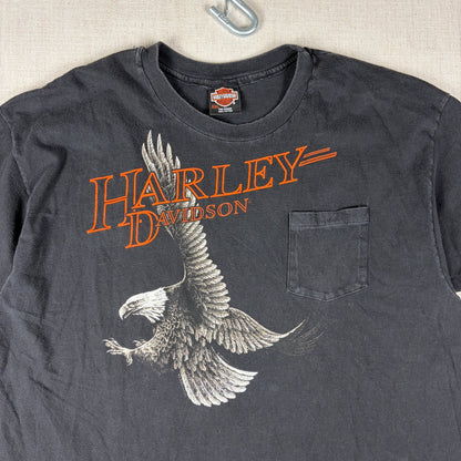 Vintage Harley Davidson Soaring Eagle 1996 XXL Pocket Tee