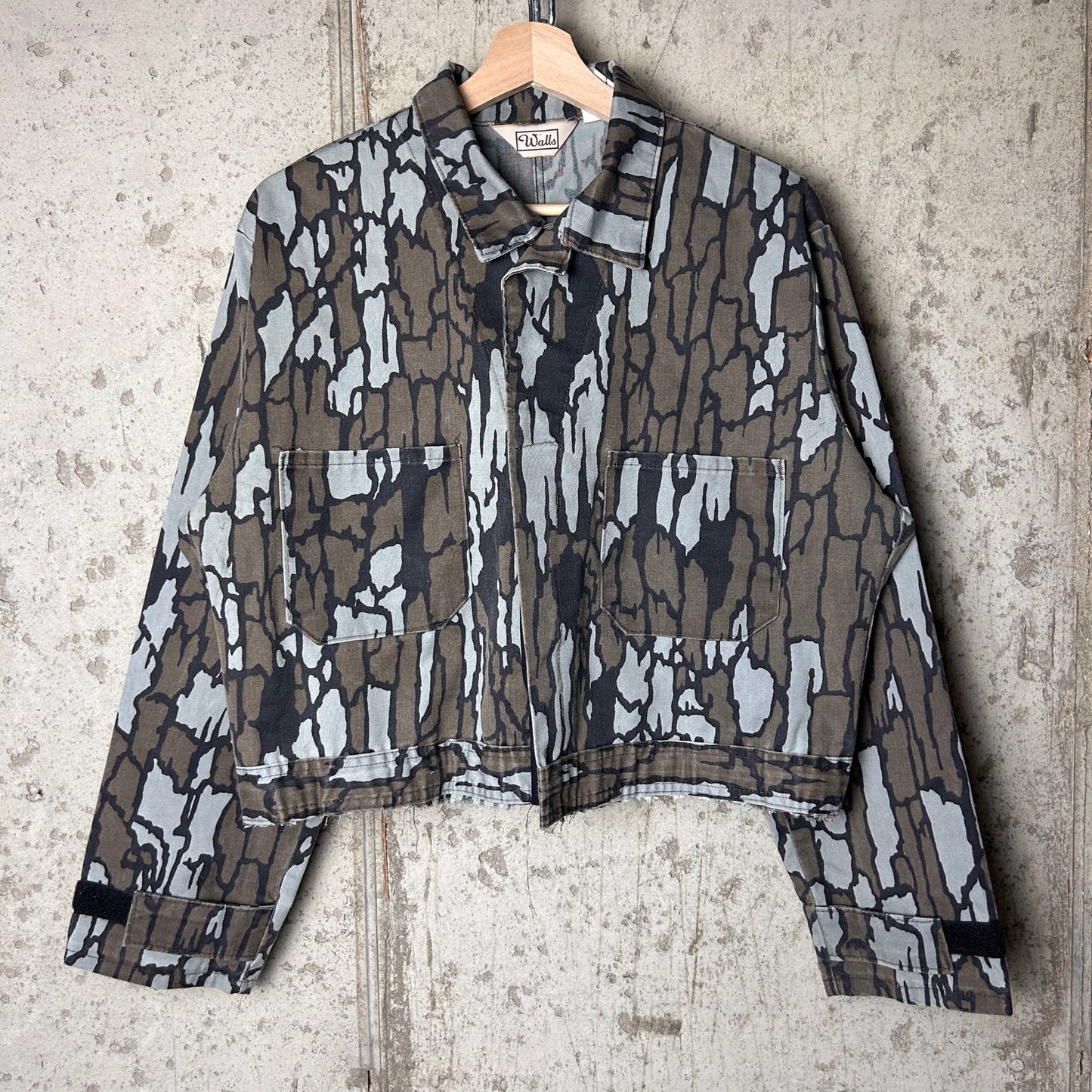 Camo Super Cropped Walls Mossy Oak Button Large Light Jacket