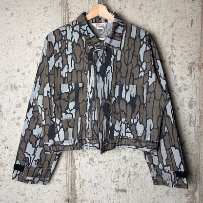 Camo Super Cropped Walls Mossy Oak Button Large Light Jacket