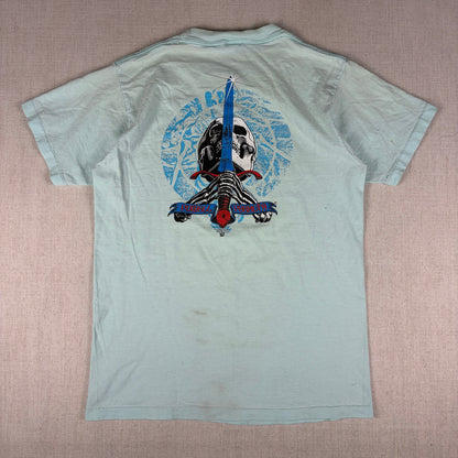 Vintage Powell Peralta Skull And Sword 80s Stedman Bones Medium Skate Shirt