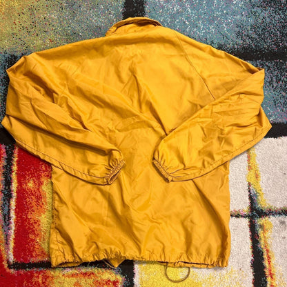 Vintage Champion 1960s Running Man Blackhawk College Large Snap Button Jacket