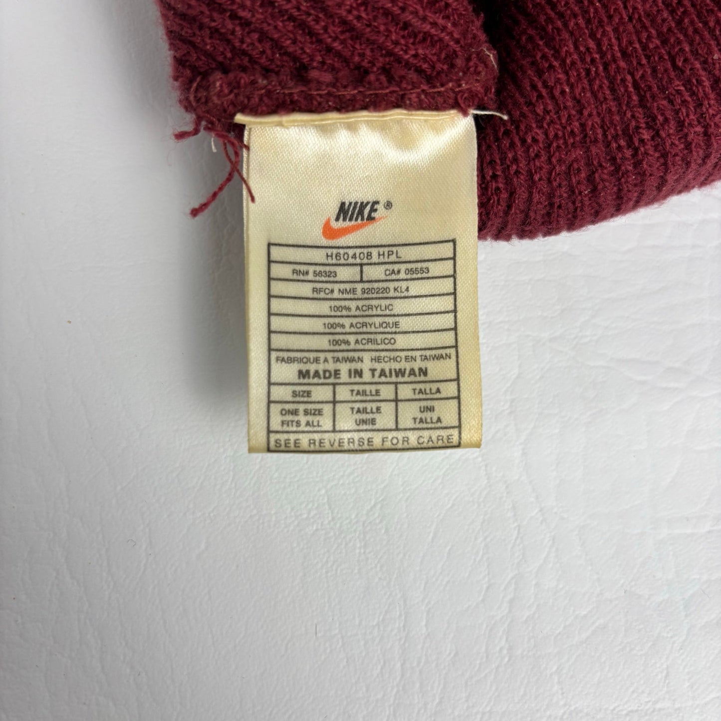 Vintage 90s Nike Florida State University Beanie