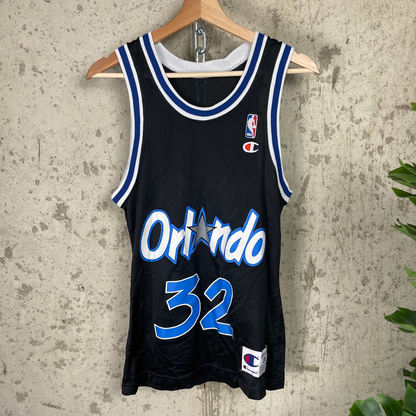 Shaquille ONeal Champion Orlando Magic Rookie Small Sz 36 90s Jersey