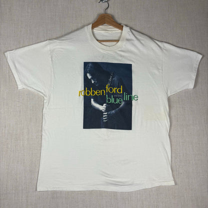 Vintage Robben Ford And The Blue Line Tour Jazz Blues XL Shirt