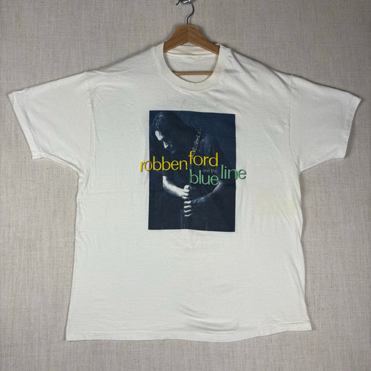 Vintage Robben Ford And The Blue Line Tour Jazz Blues XL Shirt
