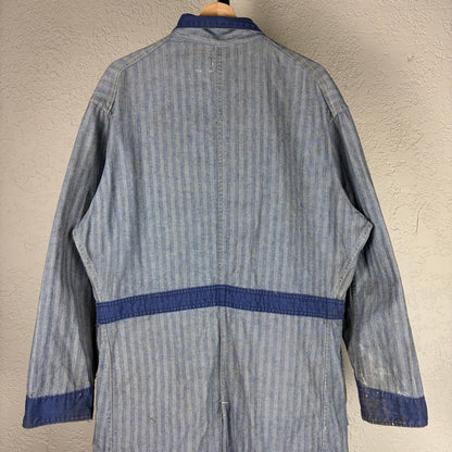 True Vintage 1950s Cowden Sanforized Sz44 Union Made Chainstitch Mechanic Jacket