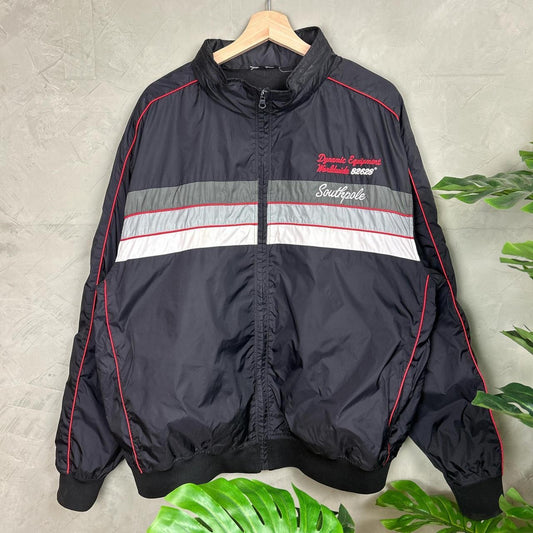 Southpole “Dynamic Equipment Worldwide” Embroidered XL Y2K Windbreaker