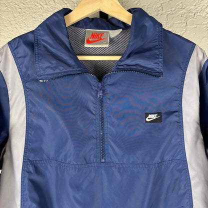 Vintage Nike 80s Gray Tag Two Tone Medium Windbreaker