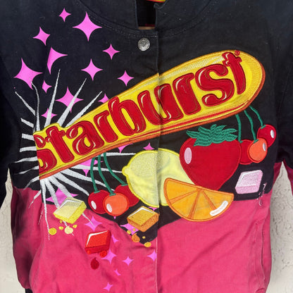 Rare JH Design Starburst Embroidered Kids Large Racing Jacket