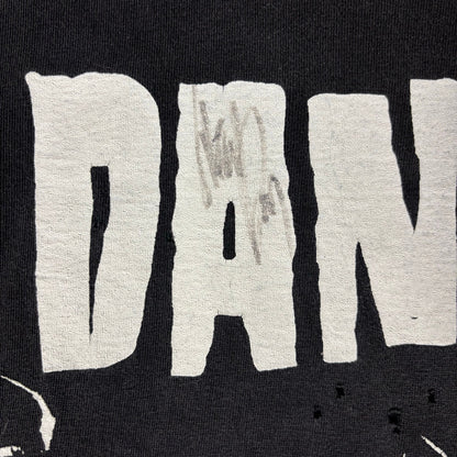 Vintage Glenn Danzig Autographed Blackacidevil Distressed Metal Band Tee XL