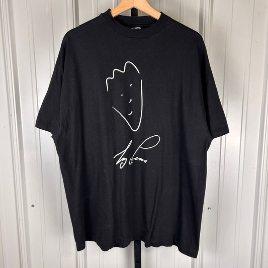 Jay Leno Script Face Tonight Show 90s XL Shirt