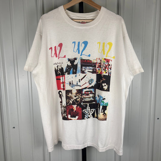 U2 Zoo TV Vintage 1992 Achtung Baby Tour XL Band Tee