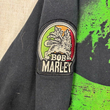 Bob Marley Zion Redemption Song 2009 Large Zip Up Hoodie