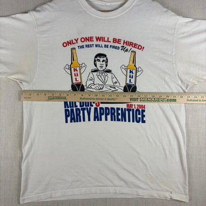 Vintage Donald Trump The Apprentice Obscure Kul Beer Wisconsin Parody XL Shirt
