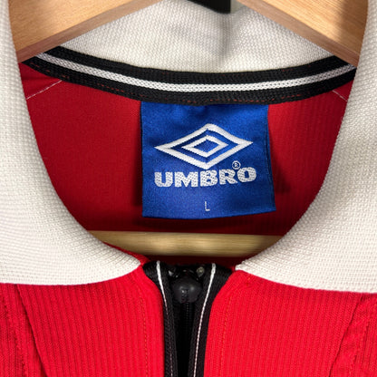 Manchester United Home Football Umbro Jersey 1998 Soccer Mens  L