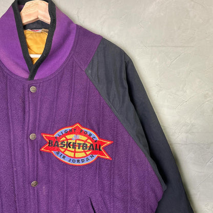 Nike Air Jordan 1992 Vintage Flight Force Medium Basketball Varsity Jacket