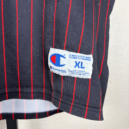 Champion Chicago Bulls Michael Jordan Pinstripe XL NBA Jersey