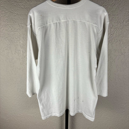 Oklahoma Sooners Vintage 80s Russell Athletic Large Football Raglan Jersey