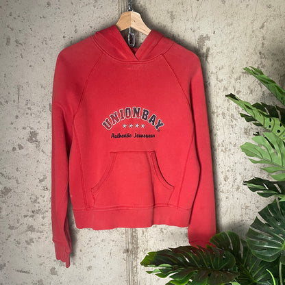 Union Bay Authentic Jeanswear Y2K Youth Large Spell Out Hoodie