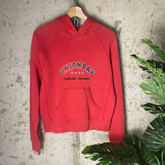 Union Bay Authentic Jeanswear Y2K Youth Large Spell Out Hoodie