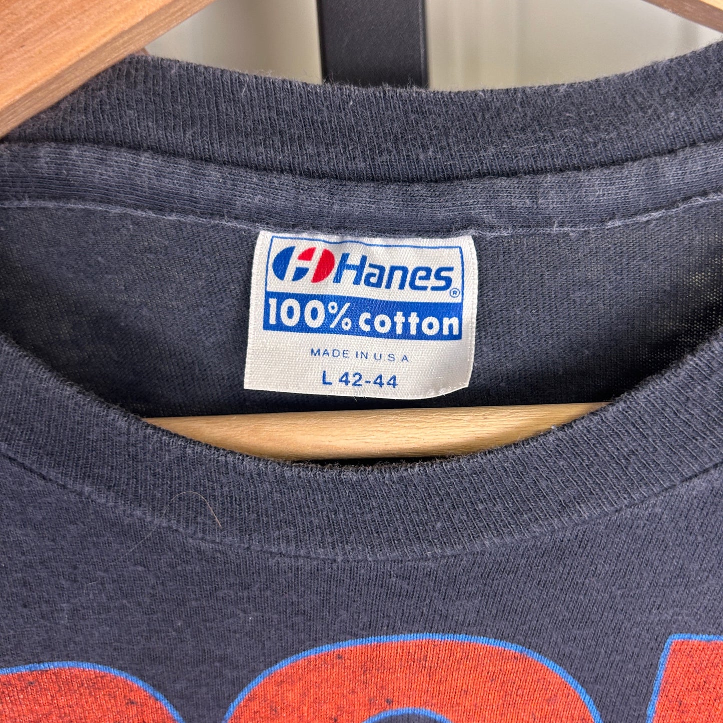 Rod Stewart 1984 Camouflage Tour Canada Dry Vintage Large Band Tee