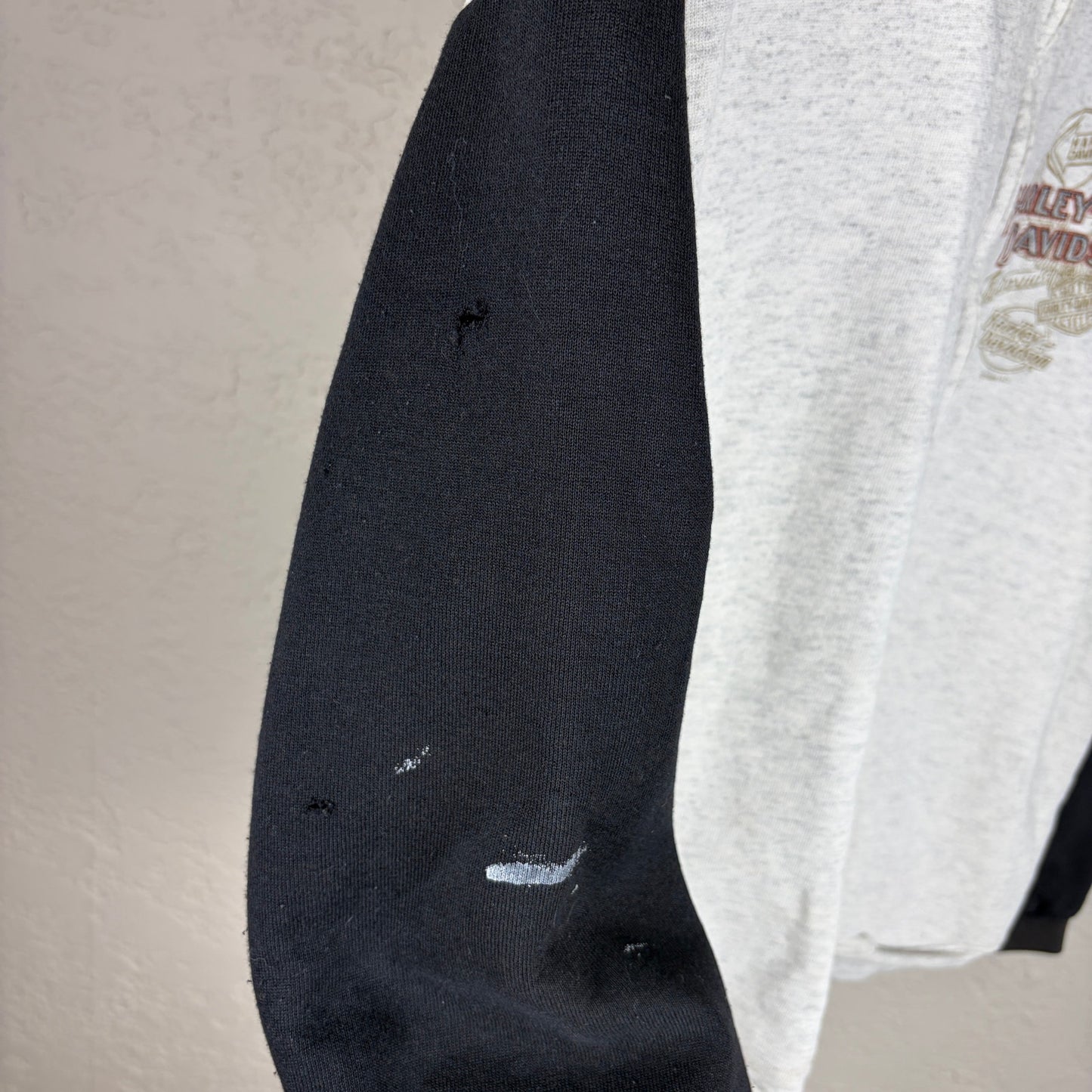 Harley Davidson 1998 Kenosha Wisconsin Two Tone XXL Full Zip Sweater