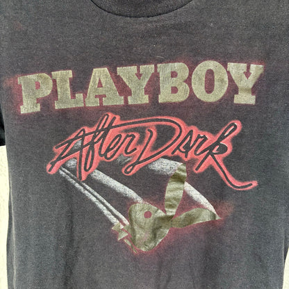 Vintage Playboy Baby Tee After Dark Magazine Official Merch Small